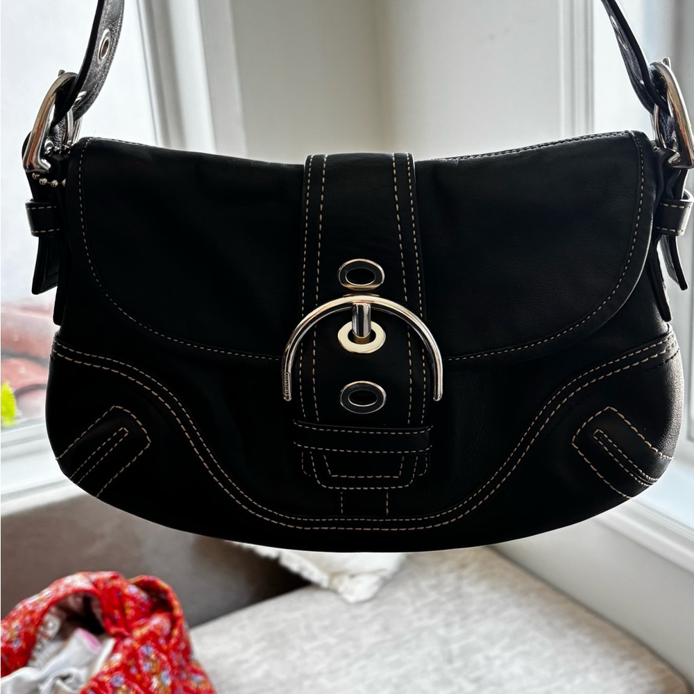 COPY - Black Leather Shoulder Bag